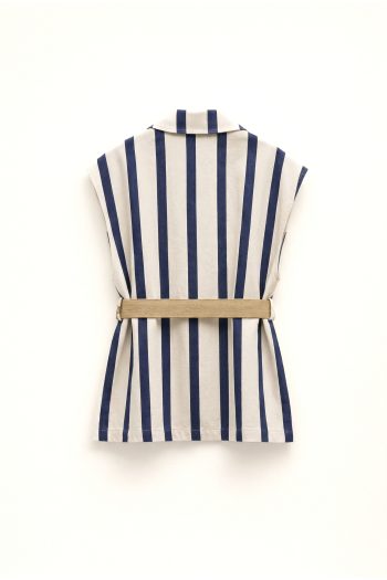 Jenny Striped Vest – Blue - Image 2