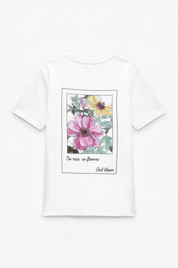 Flower T-shirt – White