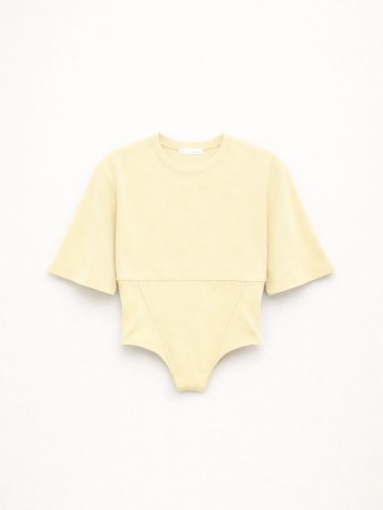 Larson Crop Top – Yellow